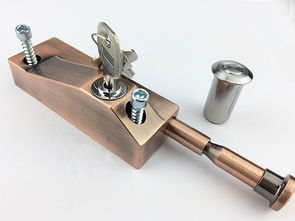 机械门锁直销 优质旋转门插销锁，五金产品批量供应